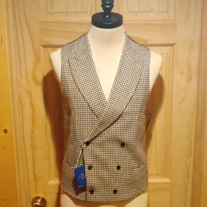 SUITSUPPLY Jort Houndstooth Vest